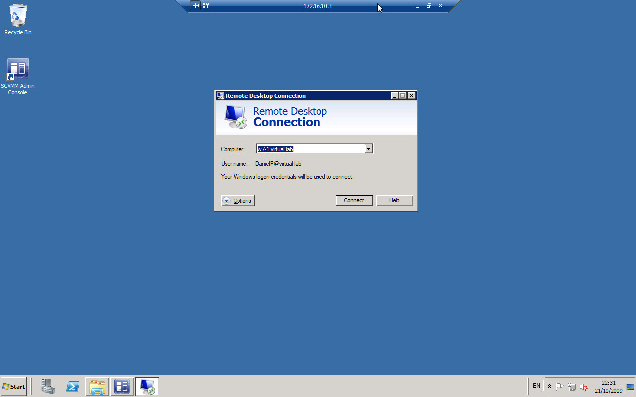 Remote Desktop Screen Image