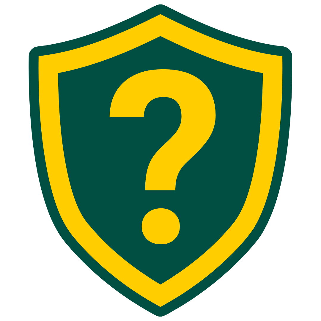 AskSirMoodle Shield Question Mark